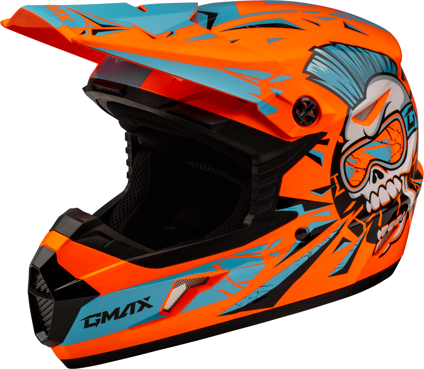 Youth Mx-46y Unstable Helmet Matte Black/pink Ys