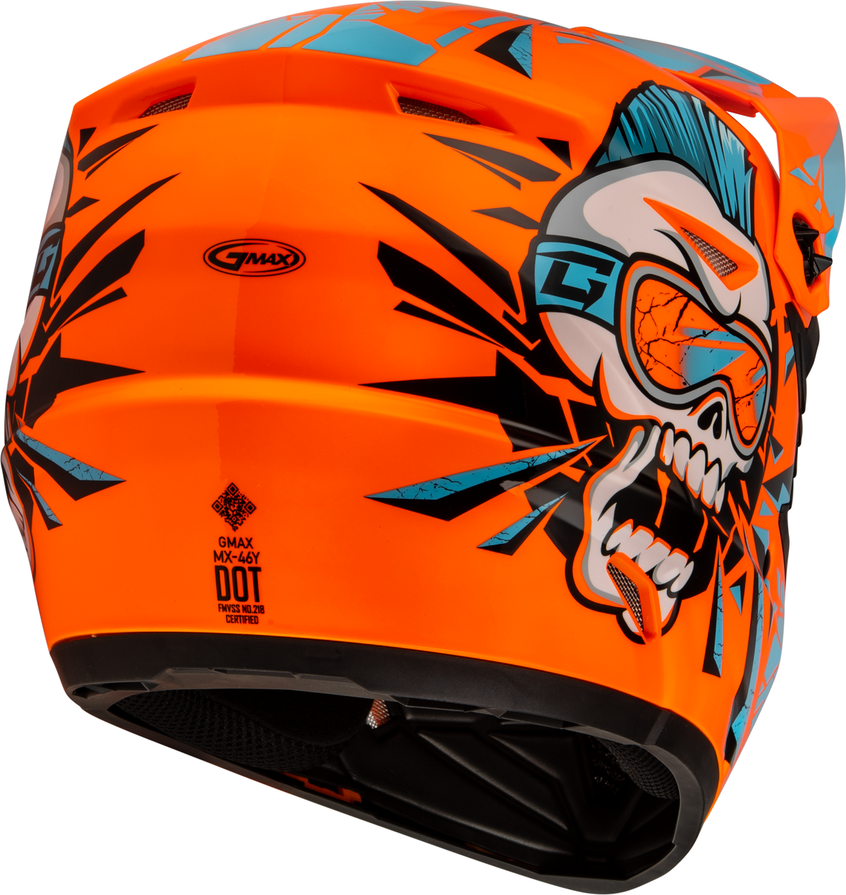 Youth Mx-46y Unstable Helmet Matte Black/pink Ys