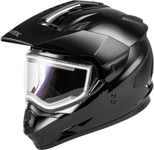 GMax Gm-11s Snow Helmet W/ Elec Shield Solid