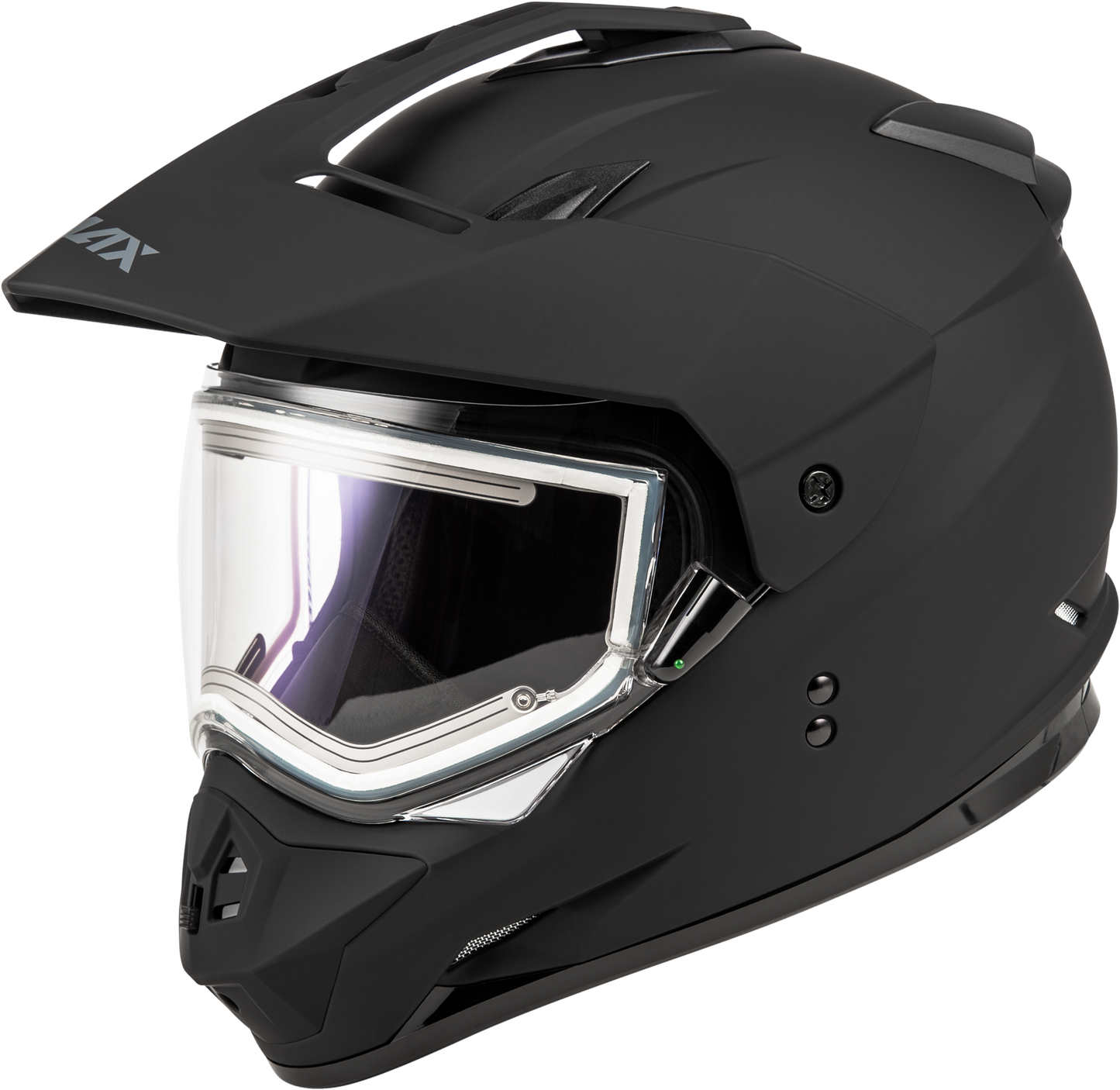 GMax Gm-11s Snow Helmet W/ Elec Shield Solid