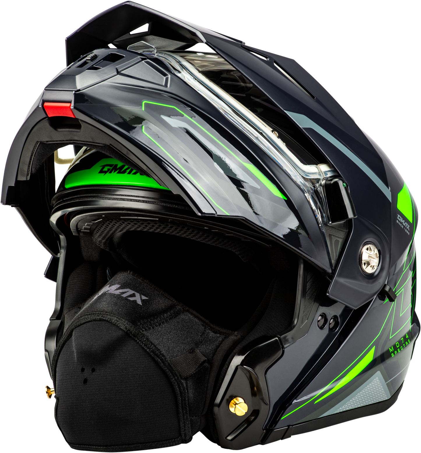 GMax Md-74s Spectre Snow Helmet W/ Electric Shield