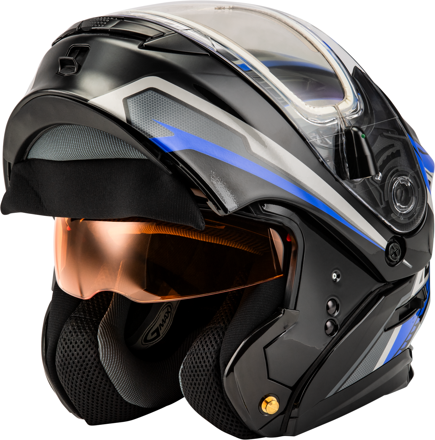 GMax Md-01s Transistor Snow Helmet W Elec Shld