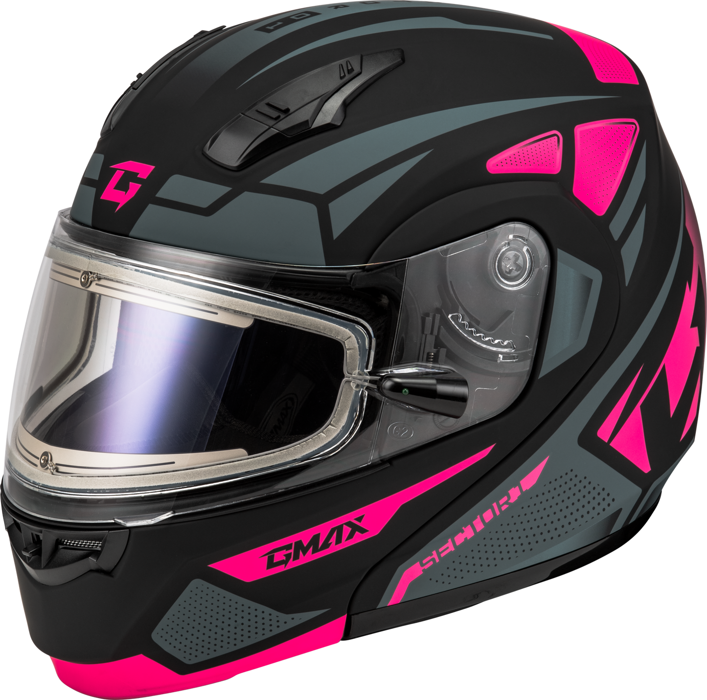 GMax Md-04s Sector Snow Helmet W/ Electric Shield