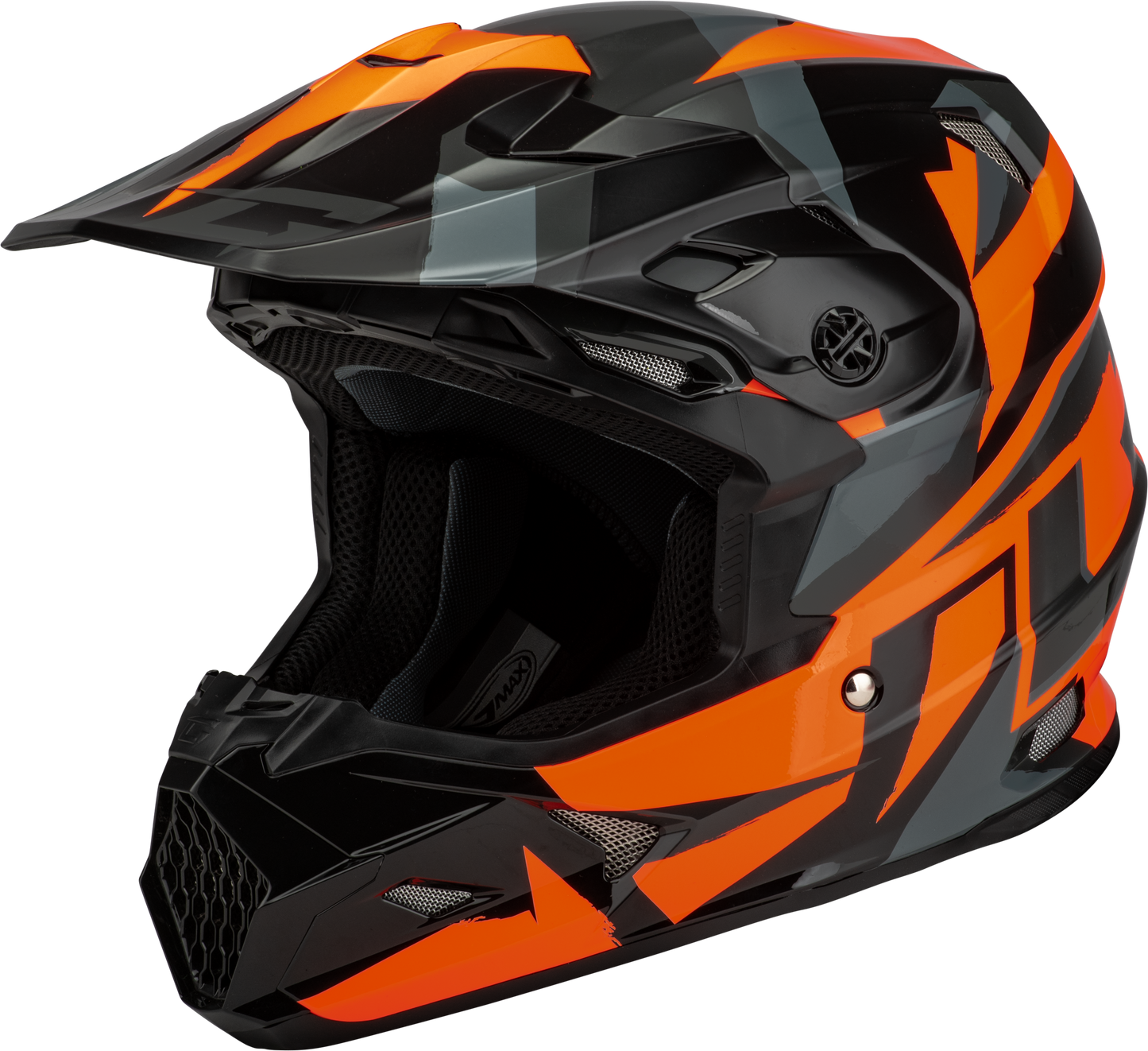 Mx-96 Splinter Helmet Black/purple/blue Xs