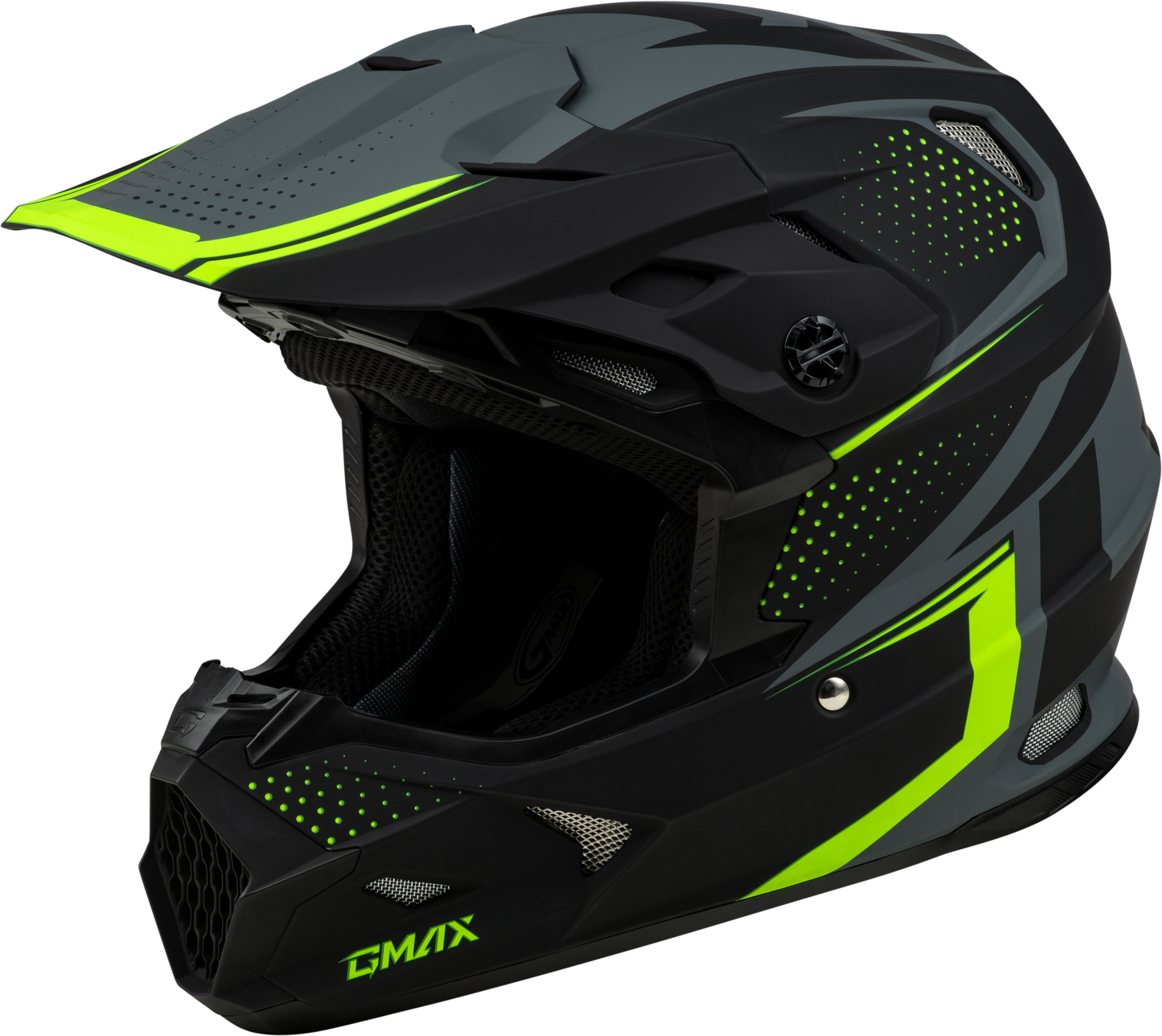 Mx-96 502 Helmet Matte Grey/hi-viz Xs