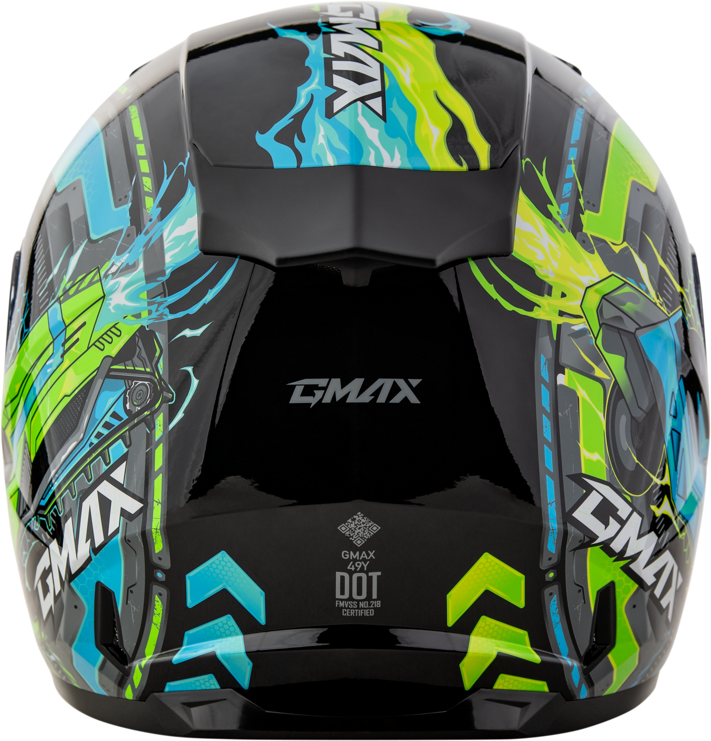 Youth Gm-49y Charge Helmet Black/red/yellow Ys