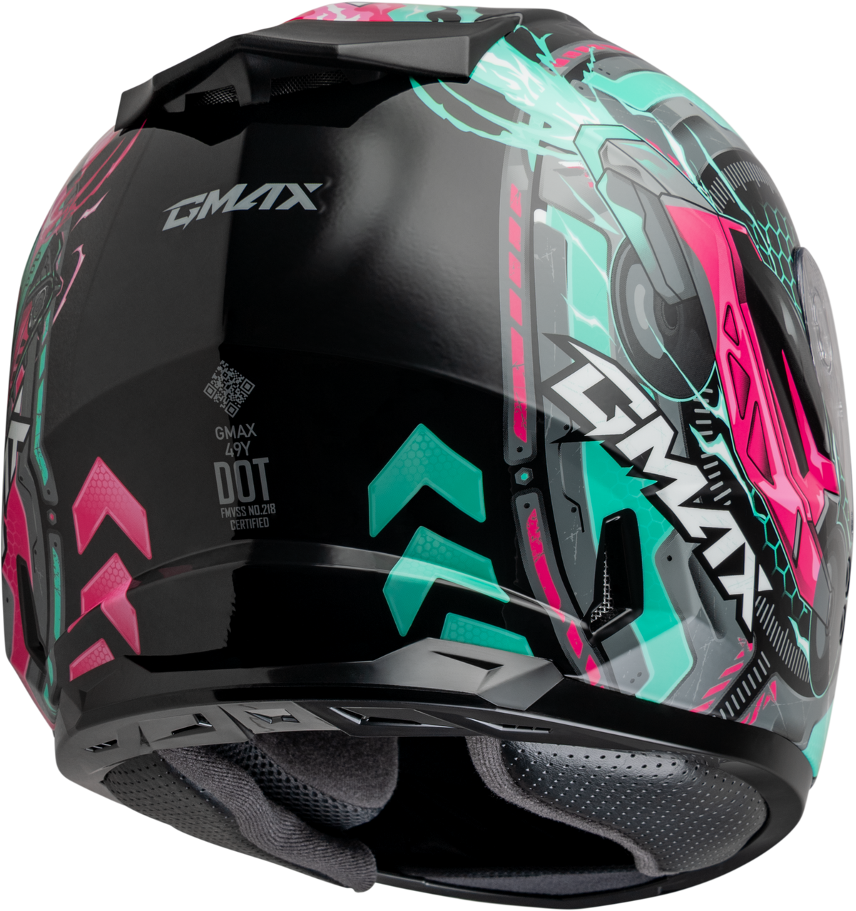 Youth Gm-49y Charge Helmet Black/red/yellow Ys