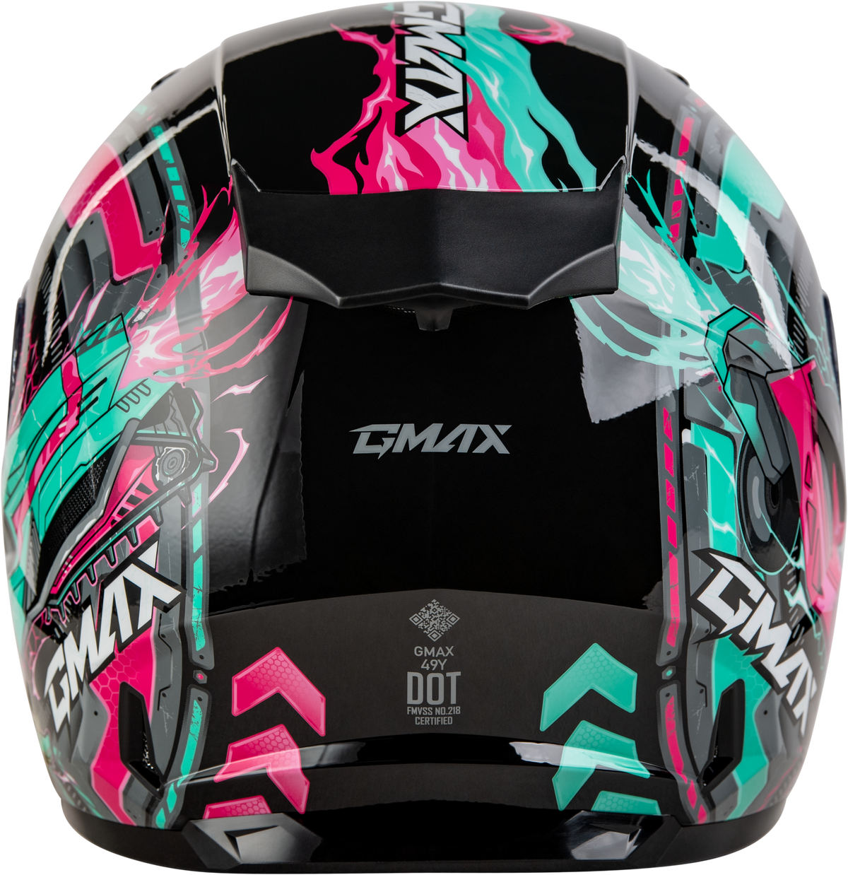 Youth Gm-49y Charge Helmet Black/red/yellow Ys