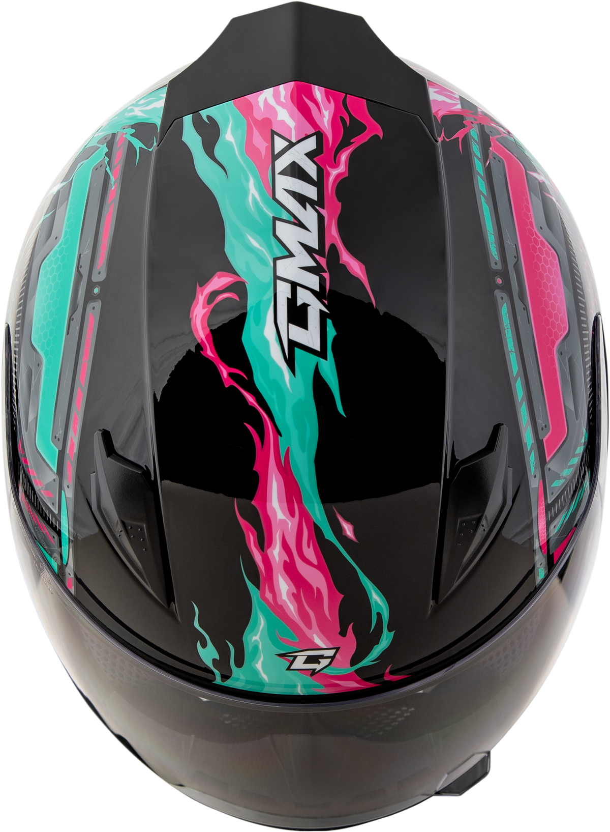Youth Gm-49y Charge Helmet Black/red/yellow Ys
