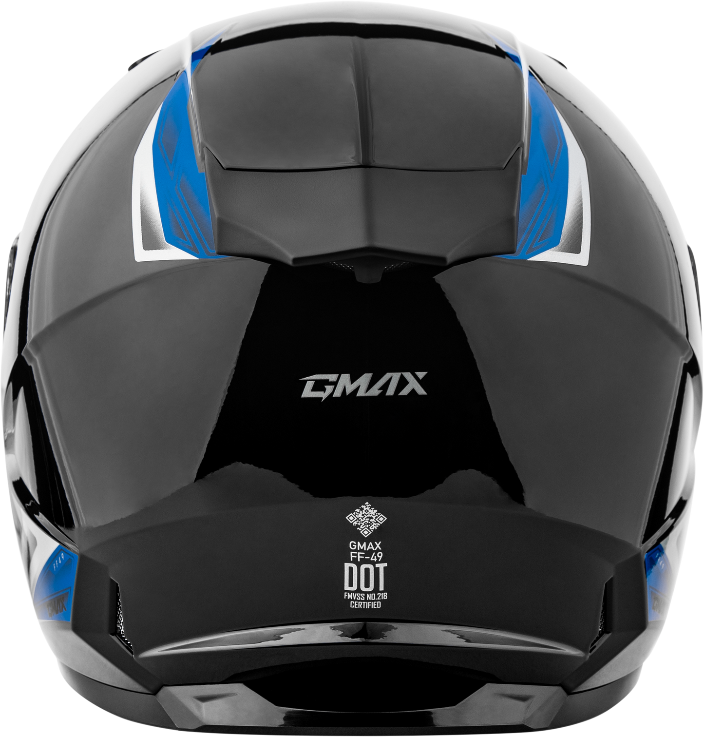 Ff-49 Syth Helmet Black/silver Blue Xl
