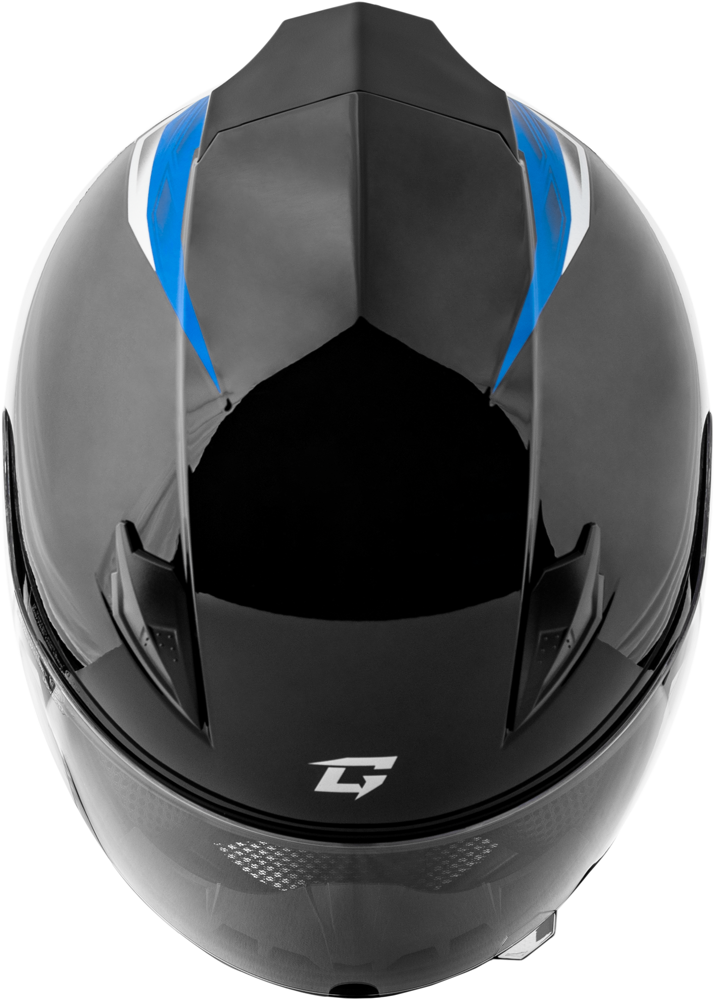 Ff-49 Syth Helmet Black/silver Blue Xl