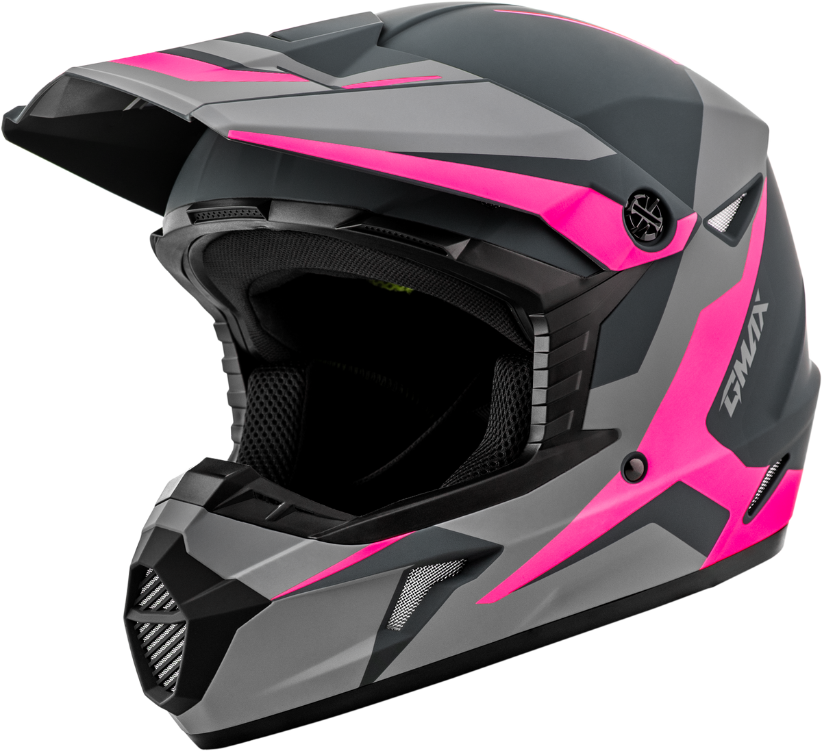 Youth Mx-46y Cyclus Helmet Matte Grey/pink Ys