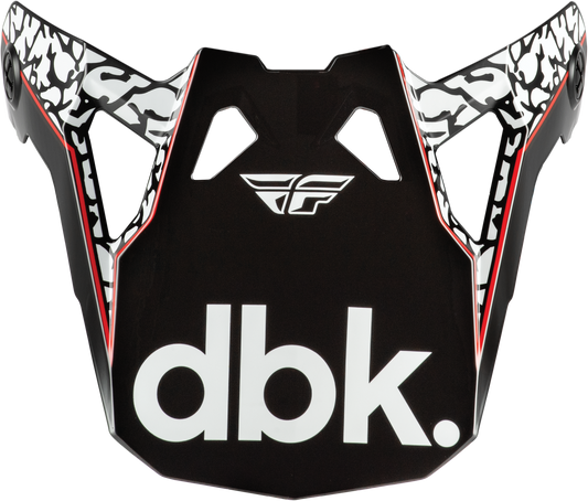 Formula Cp Dbk Visor Black/white/red Xl-2x