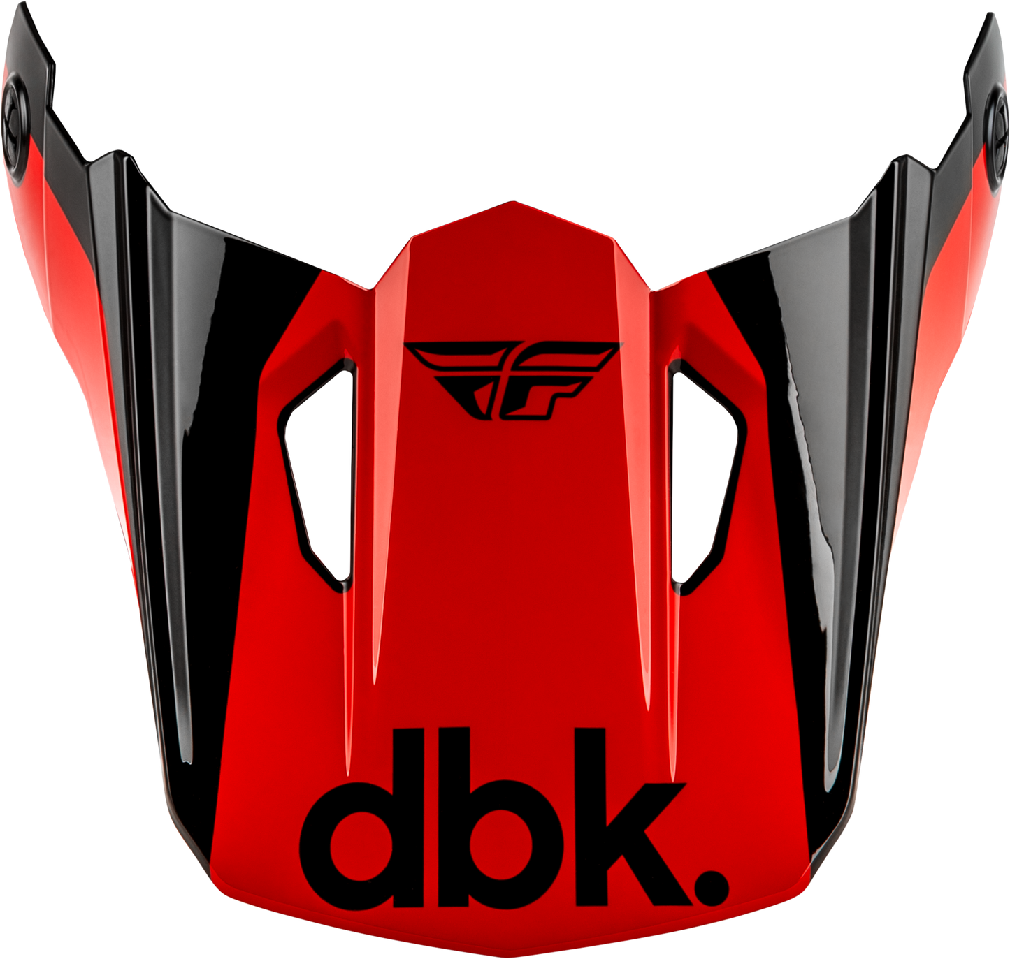 Kinetic Dbk Helmet Visor Black/red/grey Xl/2x