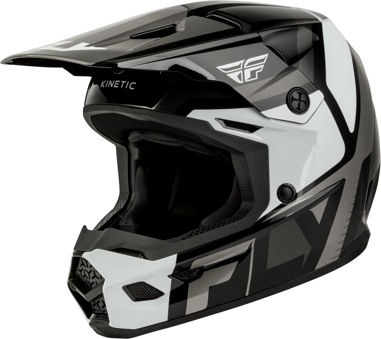 Youth Kinetic Scrap Helmet White/orange/blue/grey Ys