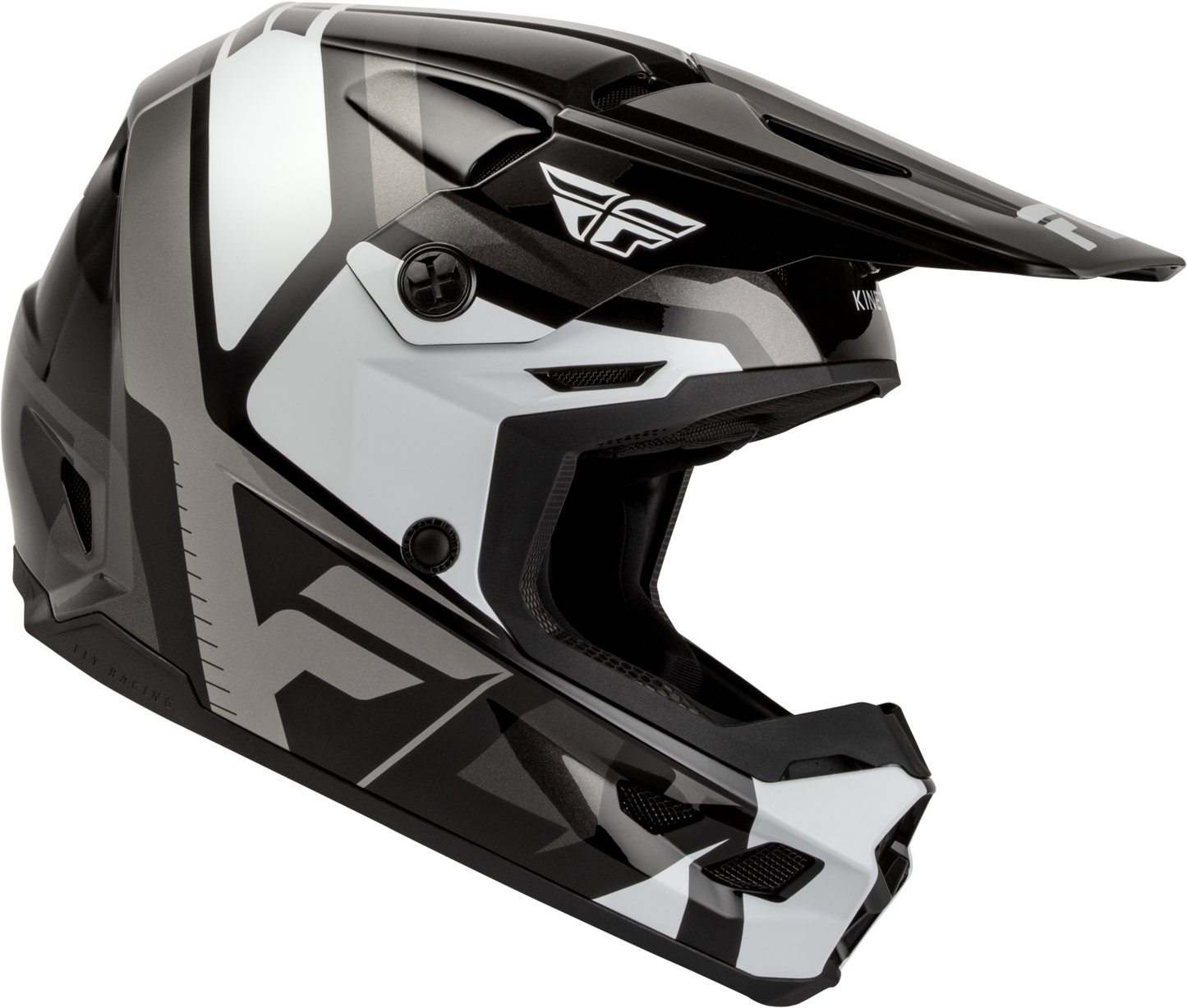 Youth Kinetic Scrap Helmet White/orange/blue/grey Ys