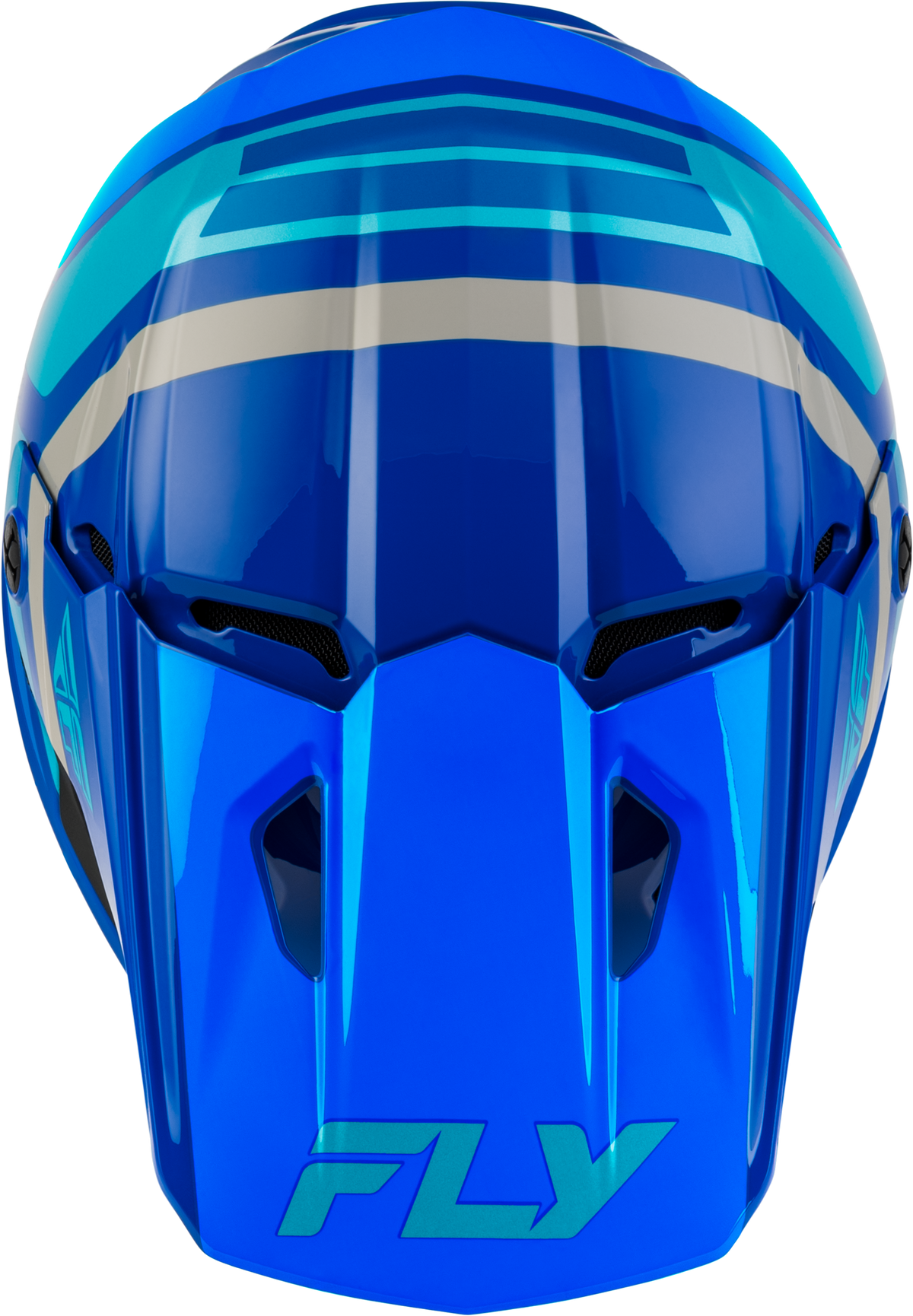 Youth Kinetic Scrap Helmet White/orange/blue/grey Ys