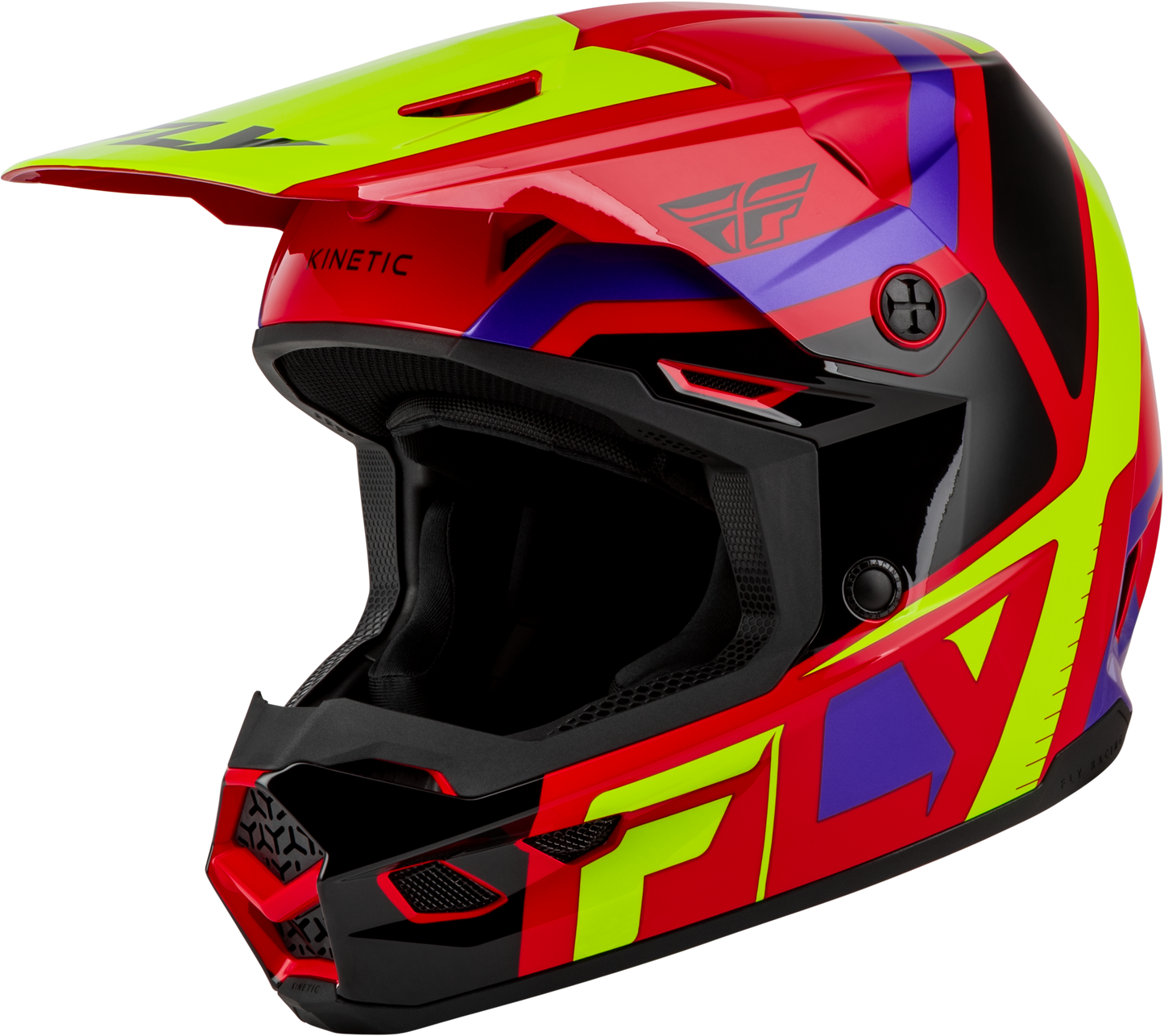Youth Kinetic Scrap Helmet White/orange/blue/grey Ys