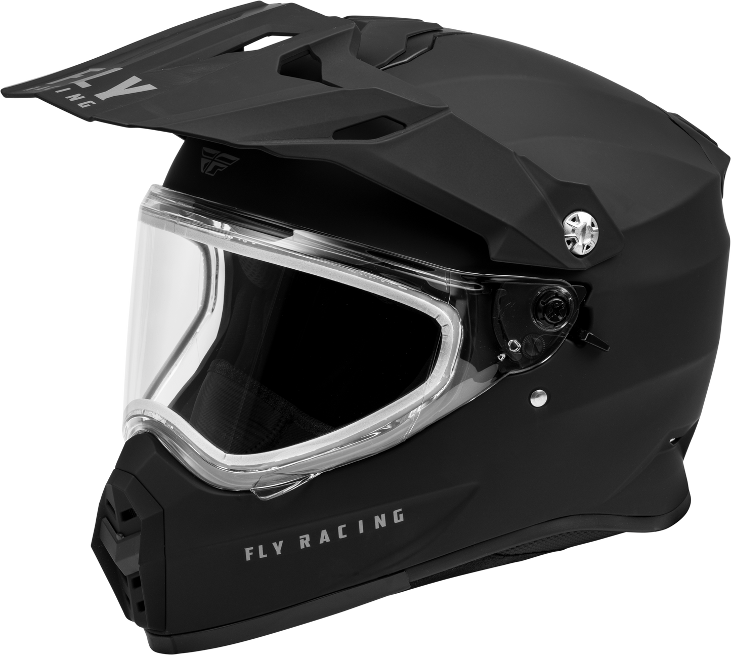 Fly Trekker Cw Solid Helmet Dual Shield / ele shield