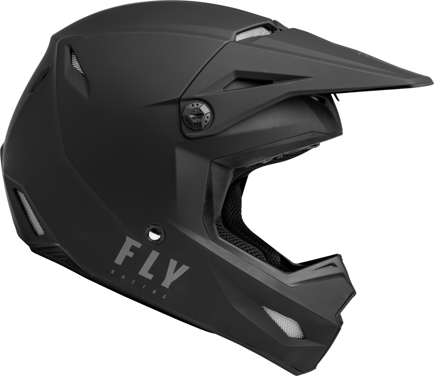 Youth Kinetic Lite Helmet Solid Matte Black Ys