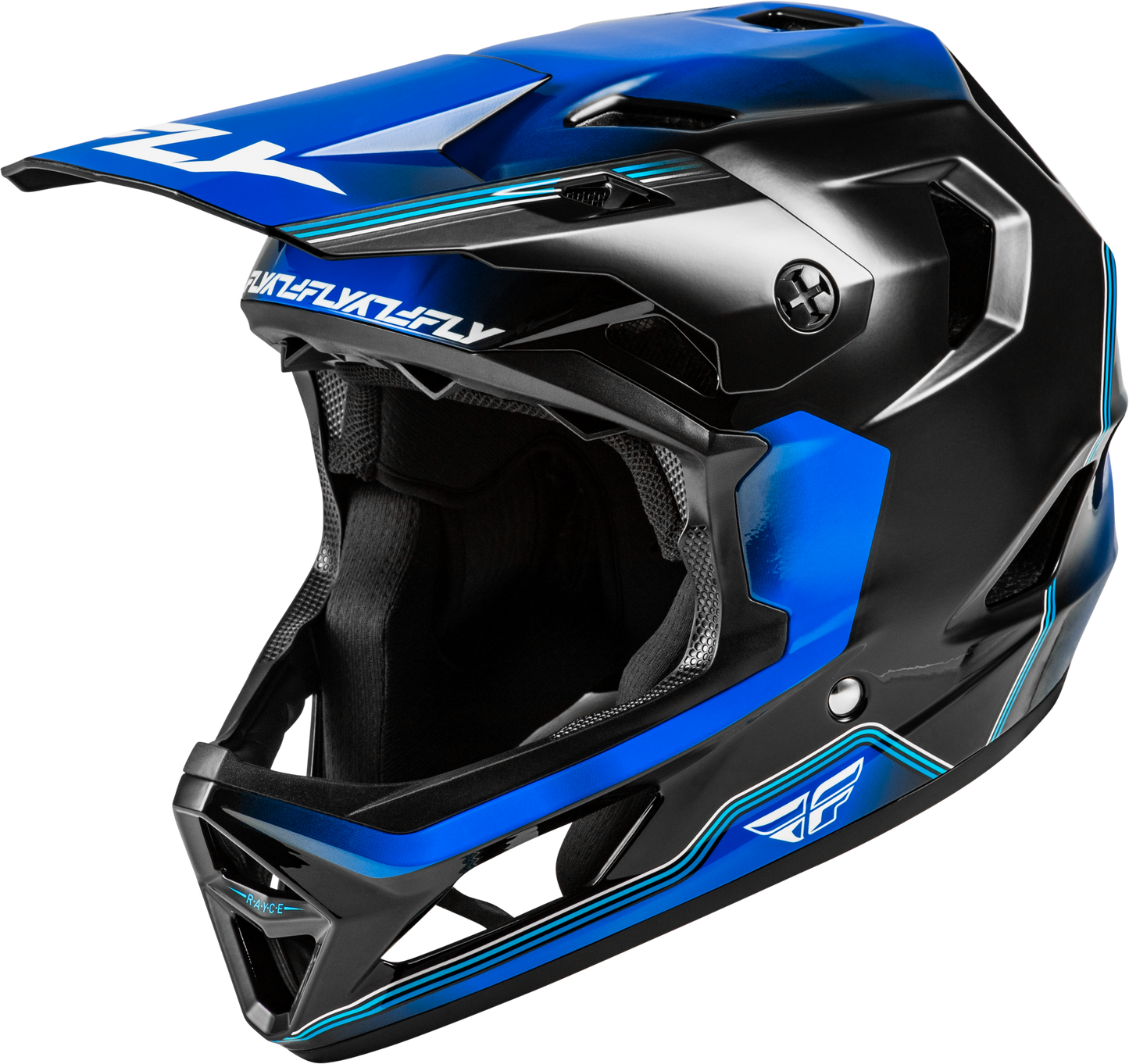 Rayce Repeat Bicycle Helmet Black/teal/hi-vis Xs