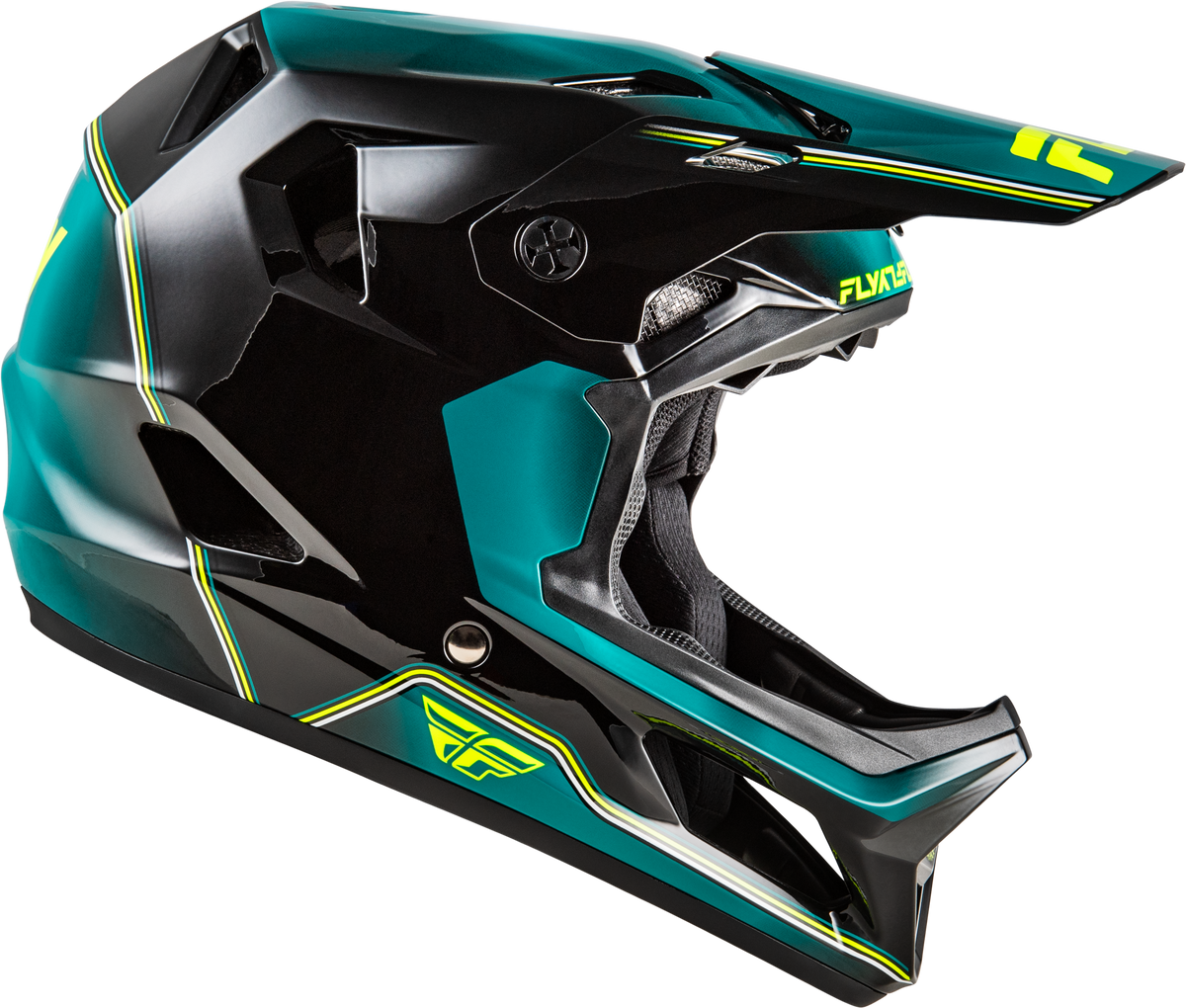 Rayce Repeat Bicycle Helmet Black/teal/hi-vis Xs