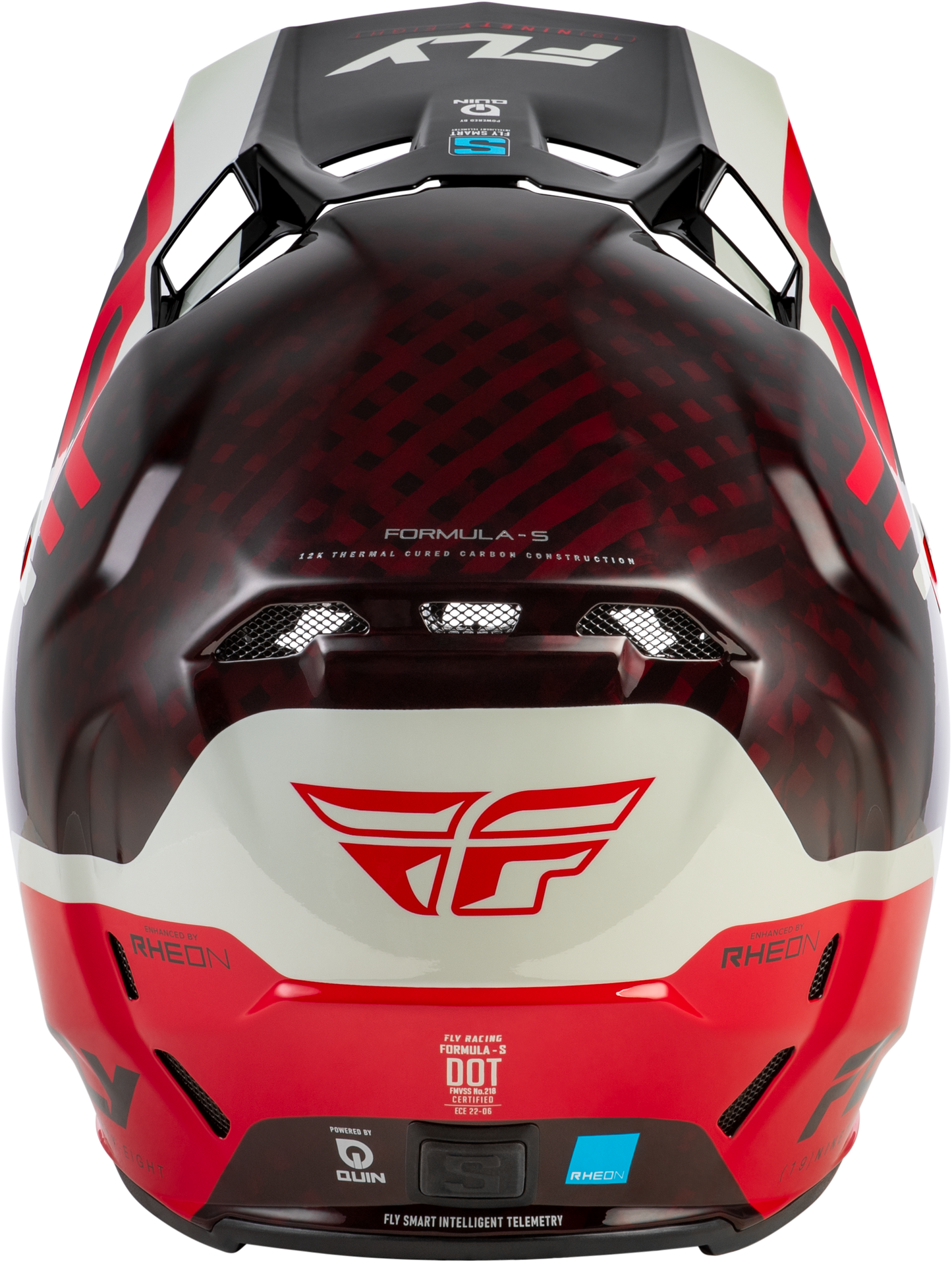 Formula S Carbon Byte Helmet Black Carbon/teal/lime Xs