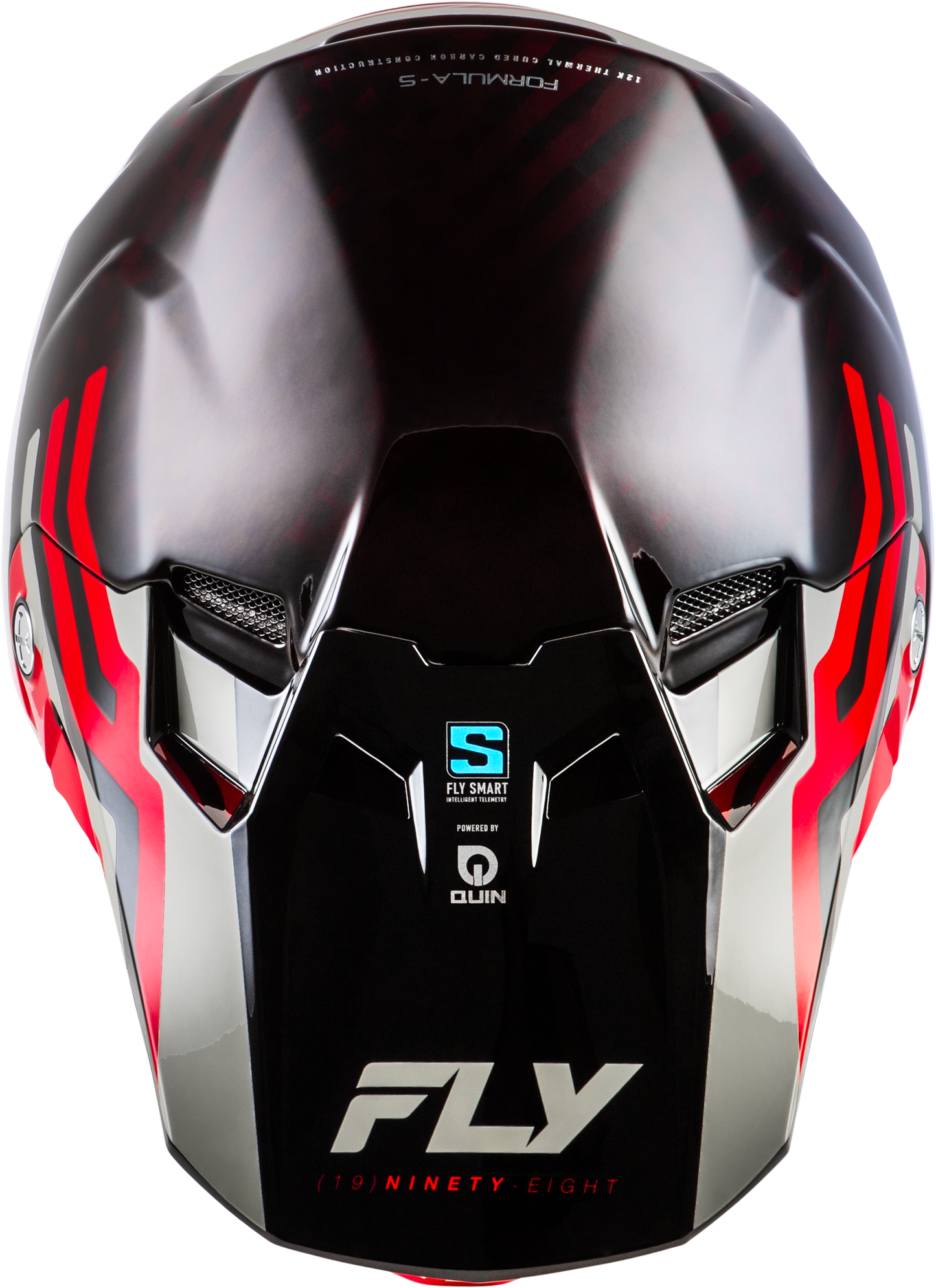 Formula S Carbon Byte Helmet Black Carbon/teal/lime Xs