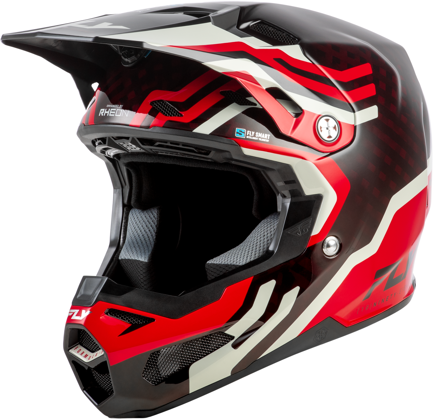 Formula S Carbon Byte Helmet Black Carbon/teal/lime Xs