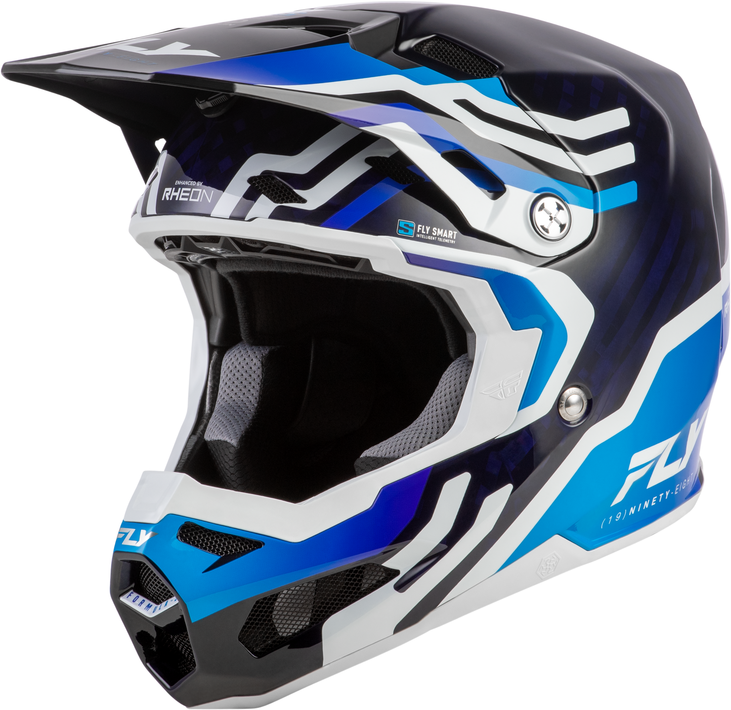 Formula S Carbon Byte Helmet Black Carbon/teal/lime Xs