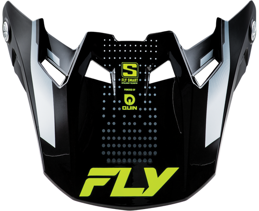 Formula S Carbon Solid Visor White Xl/2x