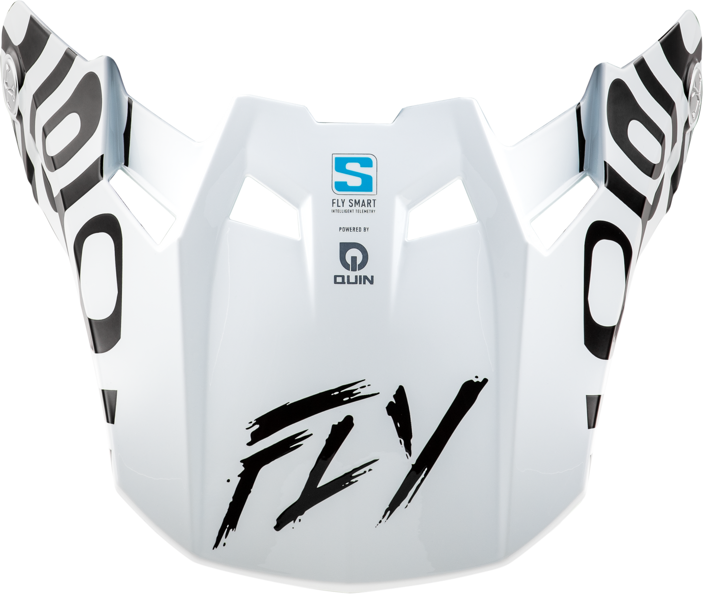 Formula S Carbon Solid Visor White Xl/2x