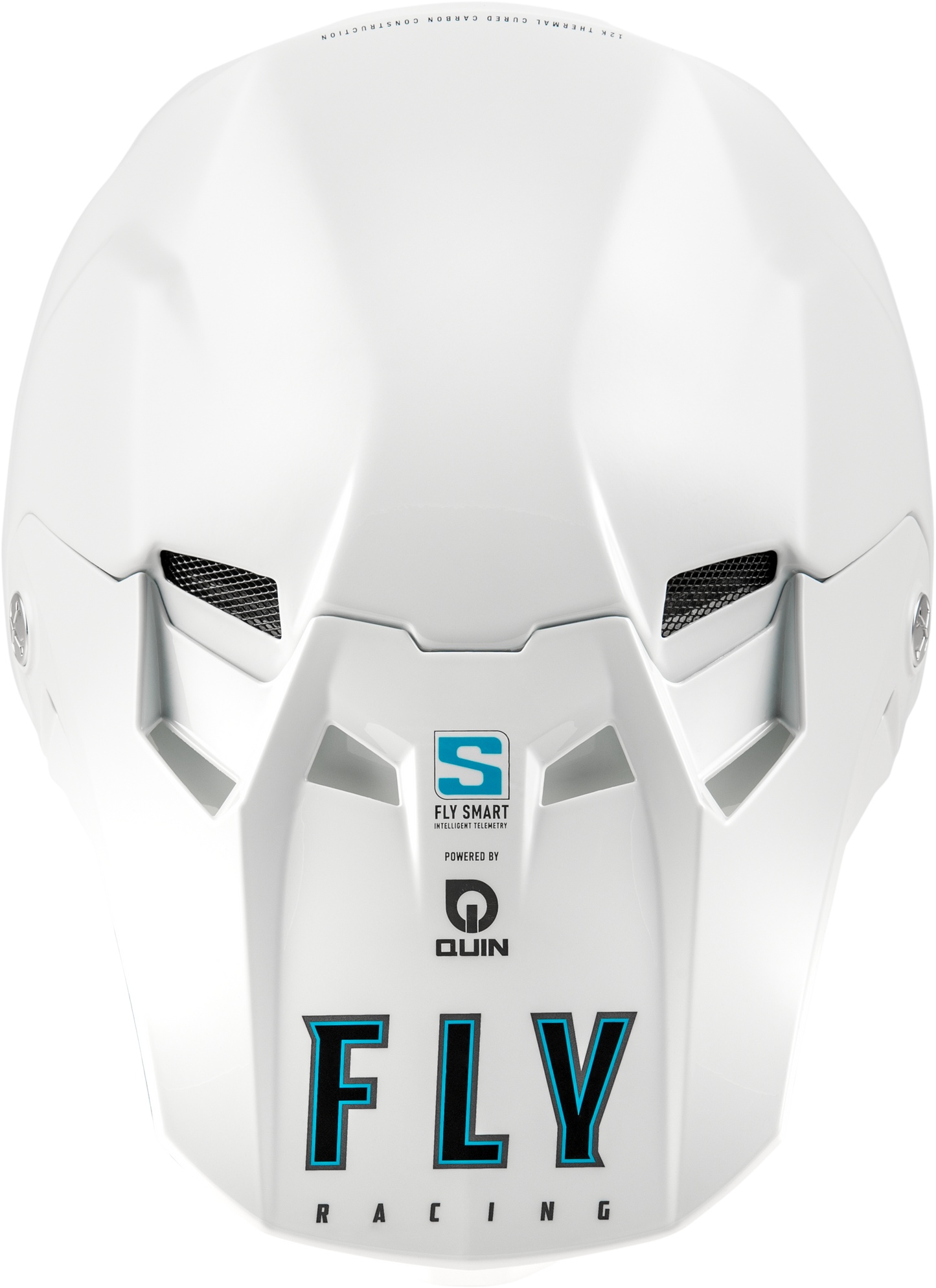 Fly Youth Formula S Carbon Solid Helmet White Yl