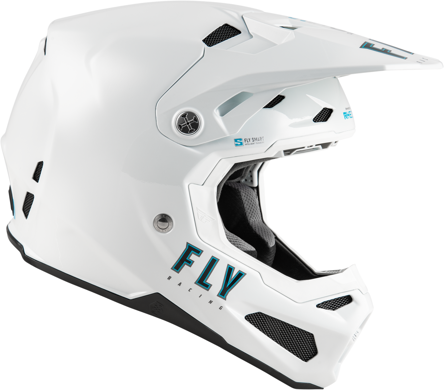 Fly Youth Formula S Carbon Solid Helmet White Yl