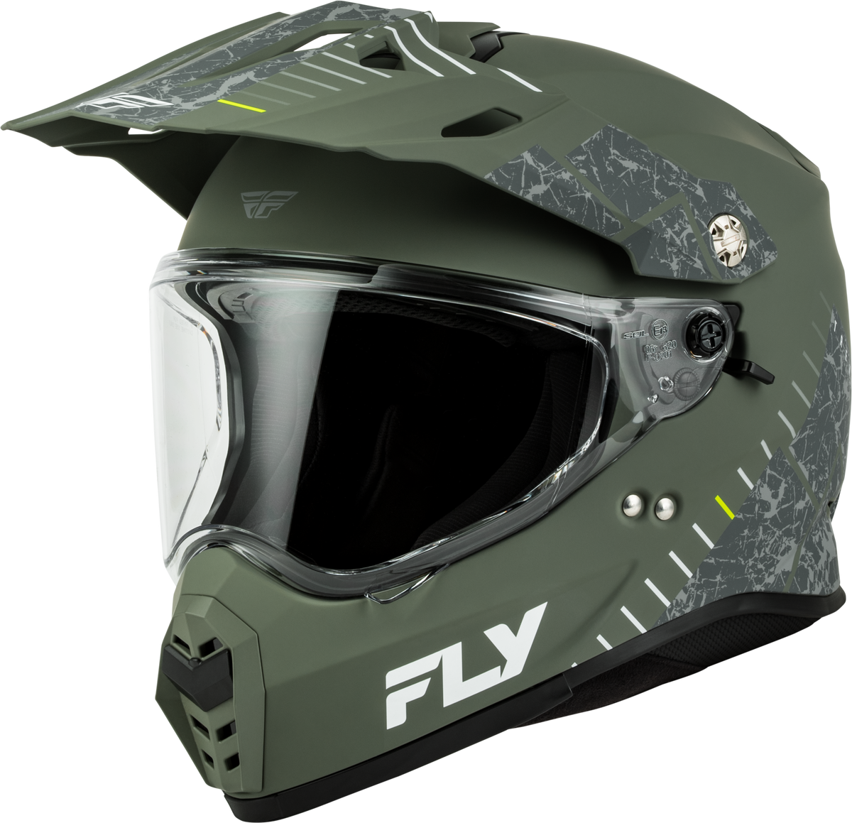 Fly Trekker Granite Helmet Matte Sage/grey Xs
