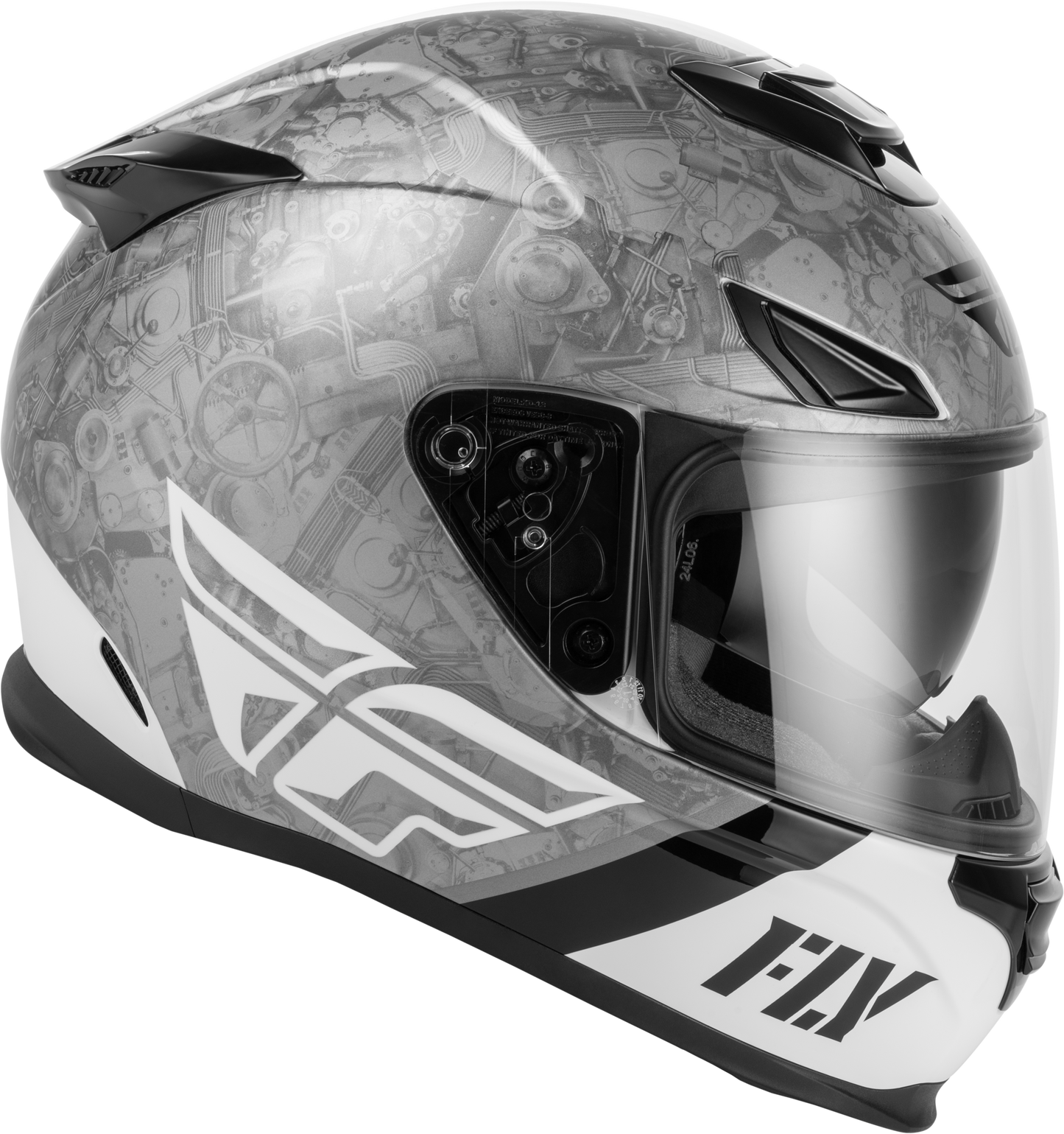 Sentinel Mech Helmet Black/grey/gold Xs