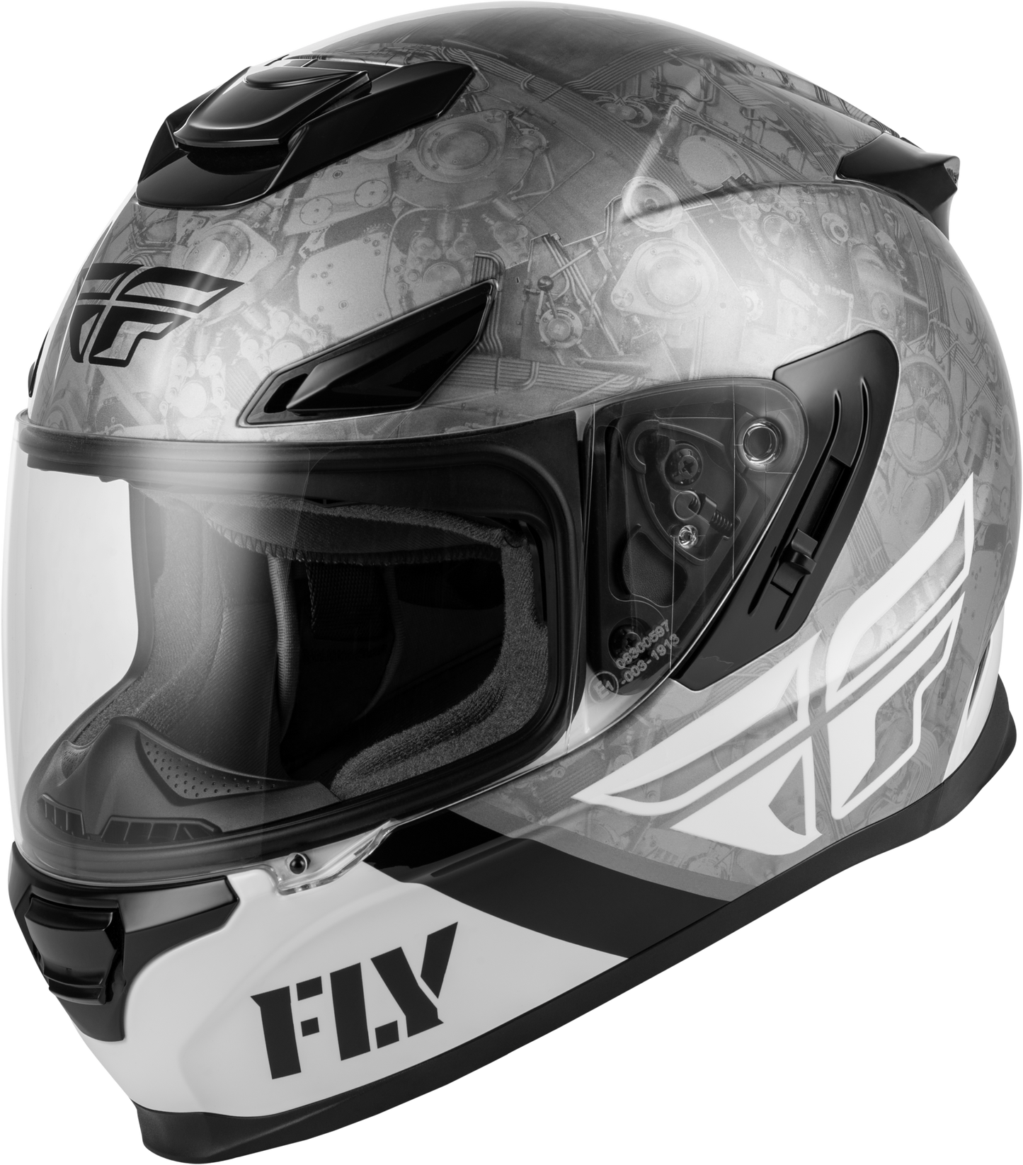Sentinel Mech Helmet Black/grey/gold Xs