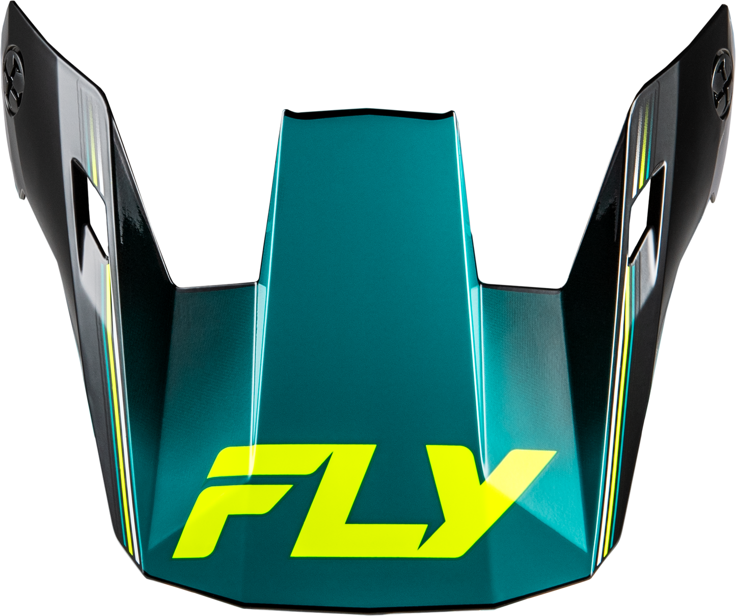 Yth Rayce Repeat Helmet Visor Black/teal/hi-vis Ys-yl
