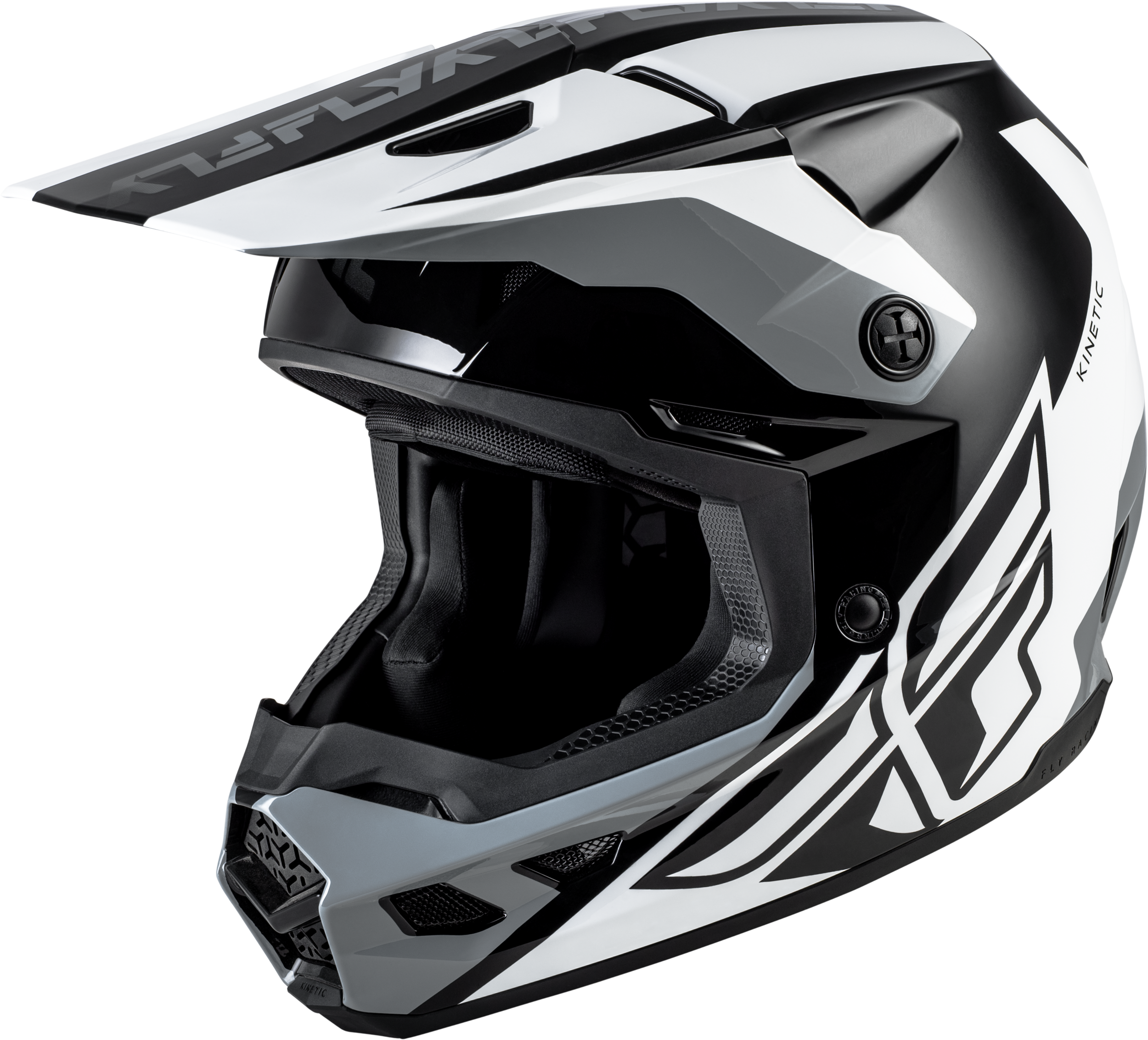 Kinetic Crest Helmet Grey/black/hi-vis Xs – RAVE X