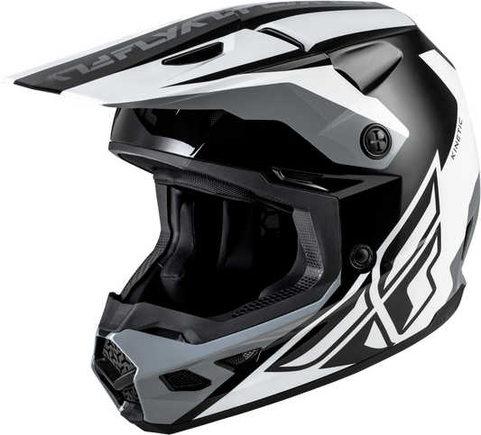 Kinetic Crest Helmet Grey/black/hi-vis Xs