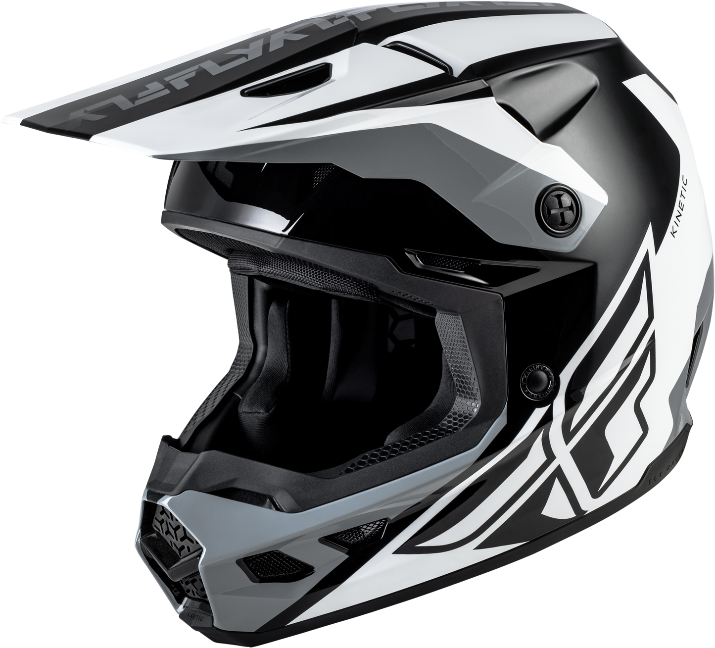 Kinetic Crest Helmet Grey/black/hi-vis Xs