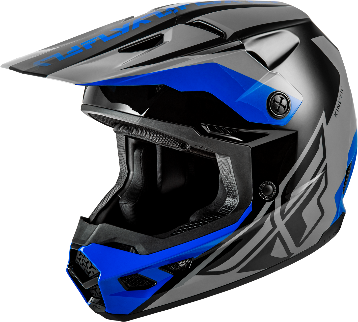Kinetic Crest Helmet Grey/black/hi-vis Xs