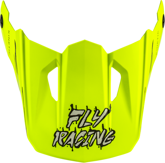 Yth Kinetic Surge Helmet Visor Grey/hi-vis Ys-yl