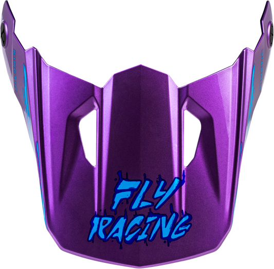 Yth Kinetic Surge Helmet Visor Pink/purple/teal Ys-yl