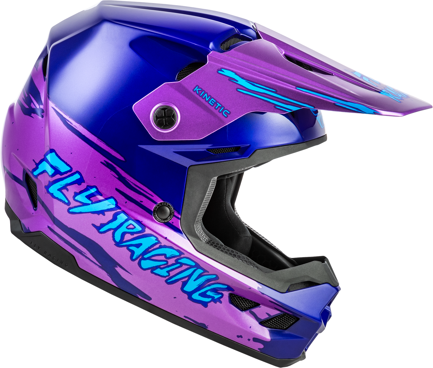 Youth Kinetic Surge Helmet Pink/purple/teal Ys