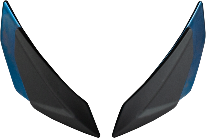 Sentinel Front Side Vents Pair Charcoal Chrome