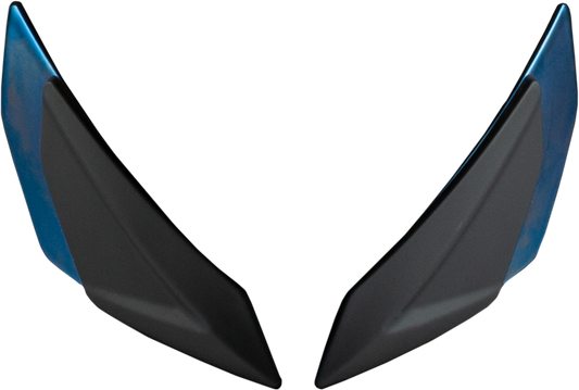Sentinel Front Side Vents Pair Charcoal Chrome