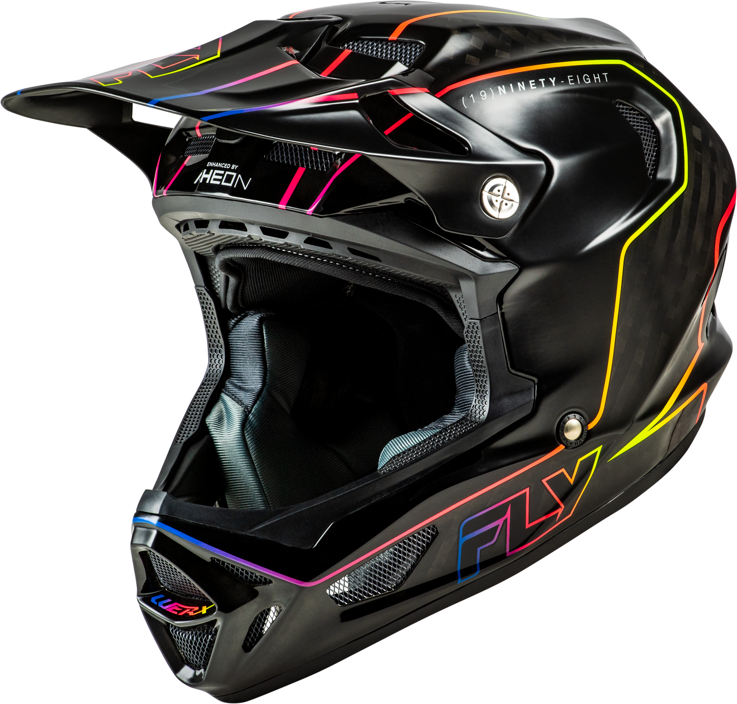 Yth Werx-r Flow Carbon Hlmt Black Carbon/black/multi Yl