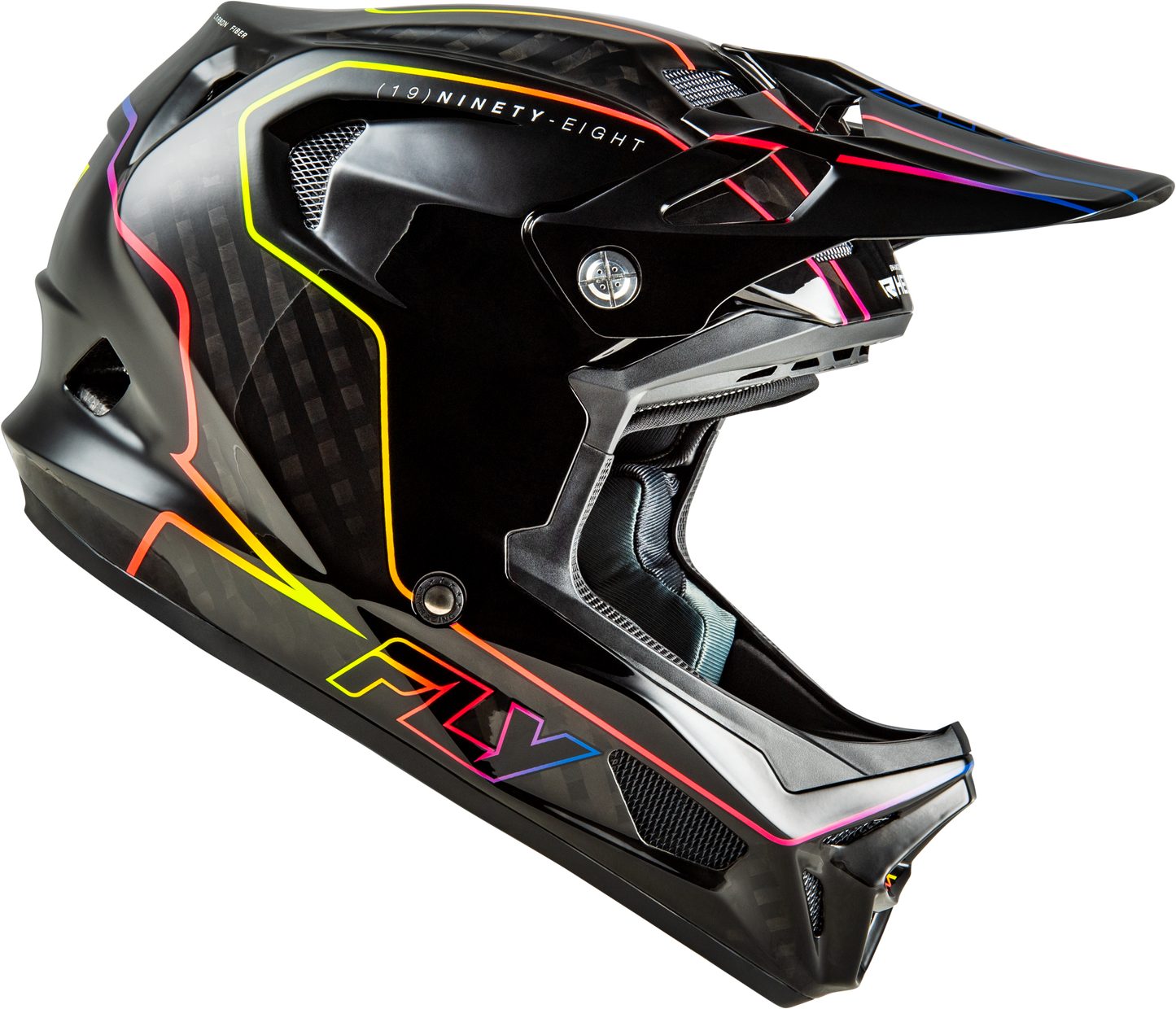 Yth Werx-r Flow Carbon Hlmt Black Carbon/black/multi Yl