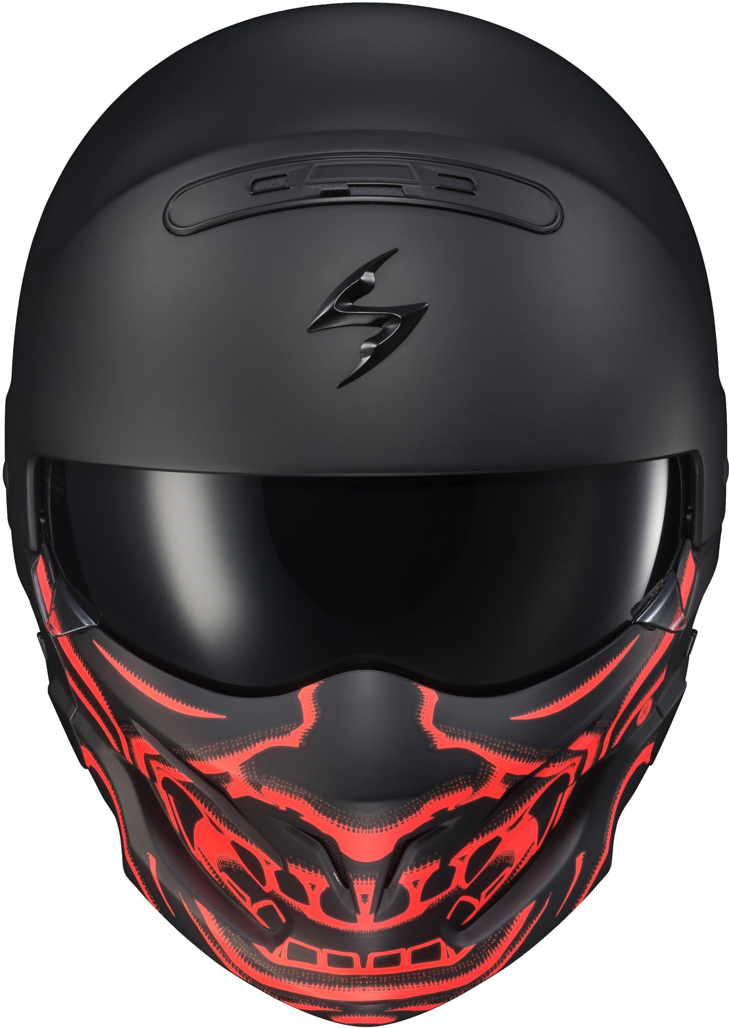 Covert Face Mask Samurai Glow In The Dark Red